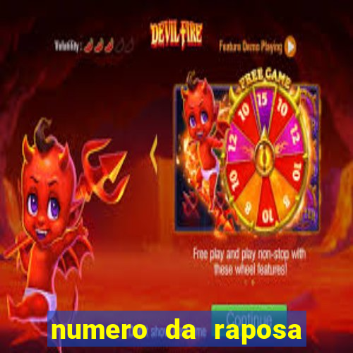 numero da raposa jogo do bicho